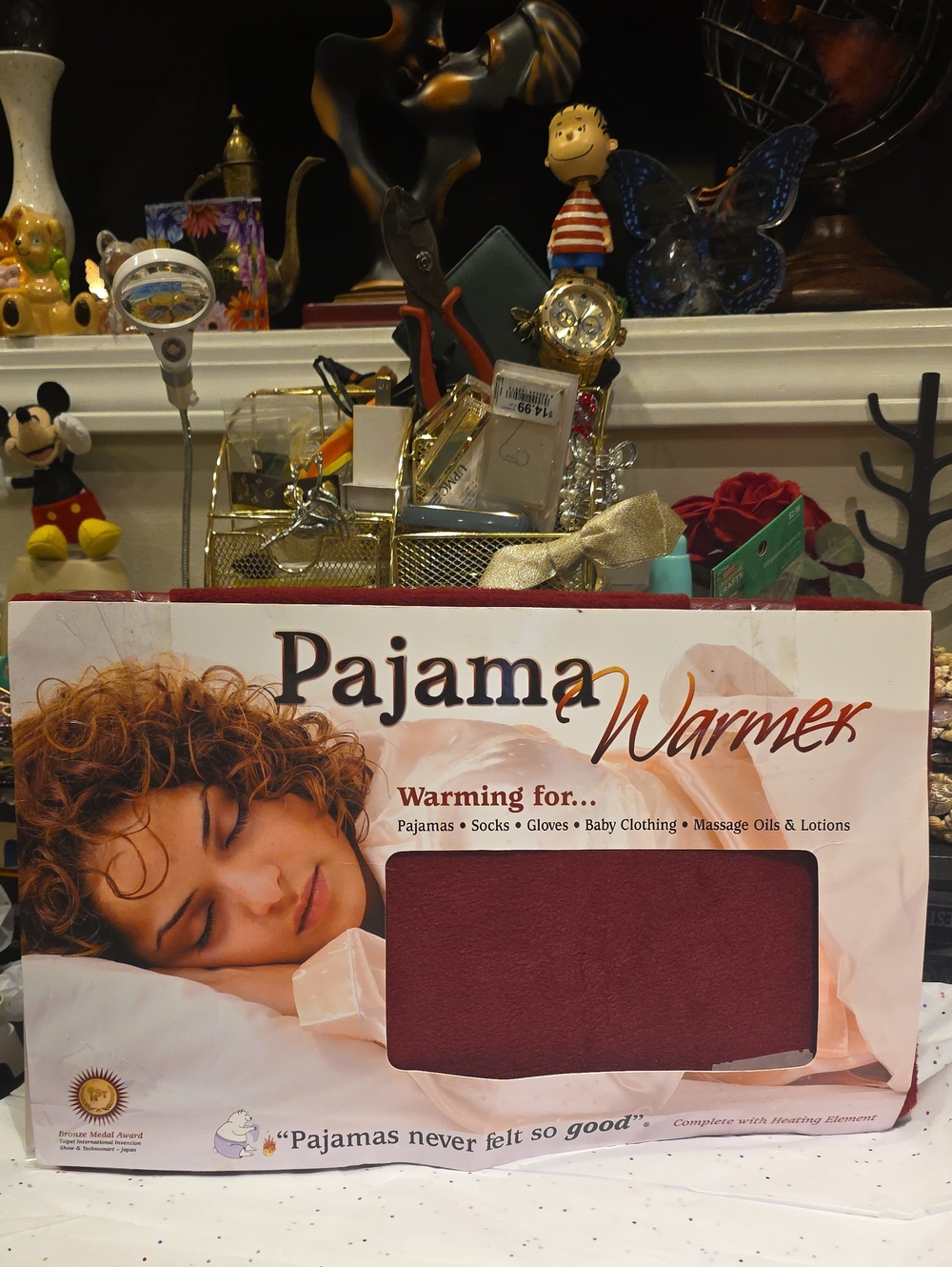 Pajama Warmer - Soft Burgundy Pajama Heating Wrap